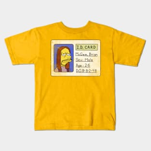 Brian McGee ID Kids T-Shirt